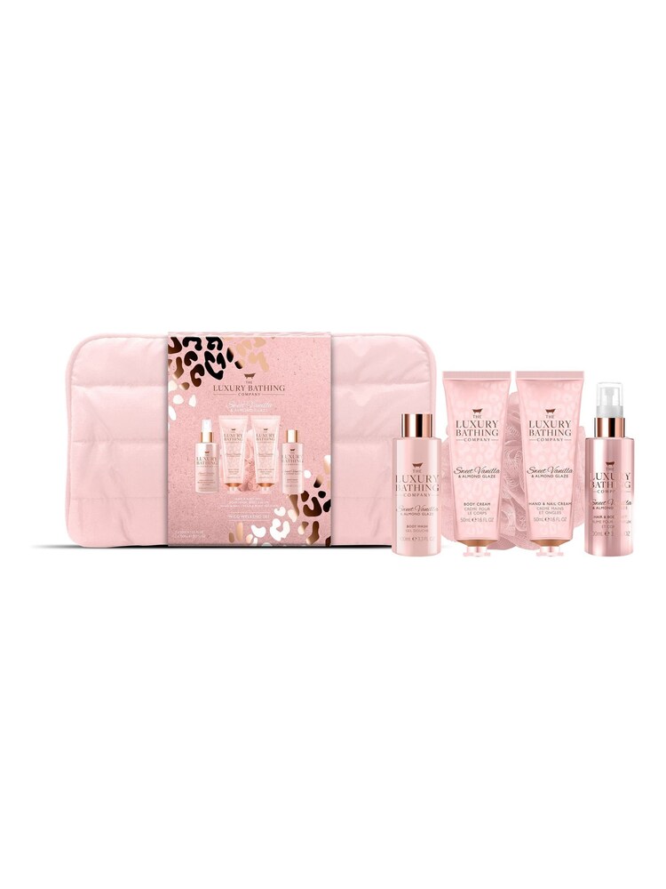 The Luxury Bathing Company Sweet Vanilla Almond Glaze Wild Weekend Set - Image 1 of 1 The Luxury Bathing Company Sweet Vanilla Almond Glaze Wild Weekend Set - Image 1 of 1