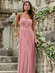 rožnata - Lipsy družica Bella Multiway Bandeau Bridesmaid Obleka - Slika 1 iz 3