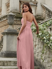 rožnata - Lipsy družica Bella Multiway Bandeau Bridesmaid Obleka - Slika 2 iz 3