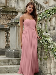 rožnata - Lipsy družica Bella Multiway Bandeau Bridesmaid Obleka - Slika 3 iz 3
