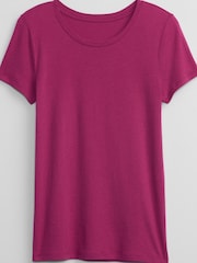 Gap Dark Pink Favourite Short Sleeve Crew Neck T-Shirt - Image 4 of 5