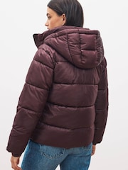Gap Purple Short Puffer Coat - Image 2 of 4