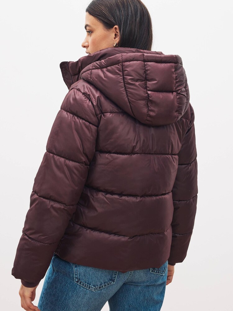Gap Purple Short Puffer Coat - Image 2 of 4