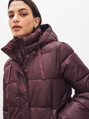 Gap Purple Short Puffer Coat - Image 3 of 4