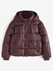 Gap Purple Short Puffer Coat - Image 4 of 4