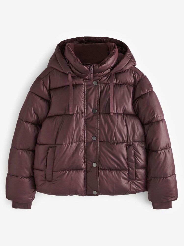 Gap Purple Short Puffer Coat - Image 4 of 4