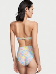 Victoria's Secret Camo Floral Blue High Waisted Bikini Bottom - Image 2 of 3
