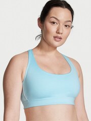 Victoria's Secret Victoria Blue Smooth Strappy Back Non Wired Minimum Impact Sports Bra - Image 1 of 4