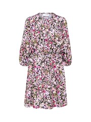 Selected Femme Black Printed Midi Dress - Image 5 of 5