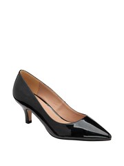 Lotus Footwear Black Patent Court Shoe - Image 1 of 4