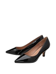 Lotus Footwear Black Patent Court Shoe - Image 2 of 4