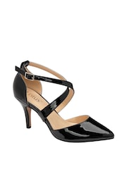 Lotus Footwear Black Patent Court Shoe - Image 1 of 4