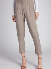 Aab Neutral Button Trousers - Image 1 of 3