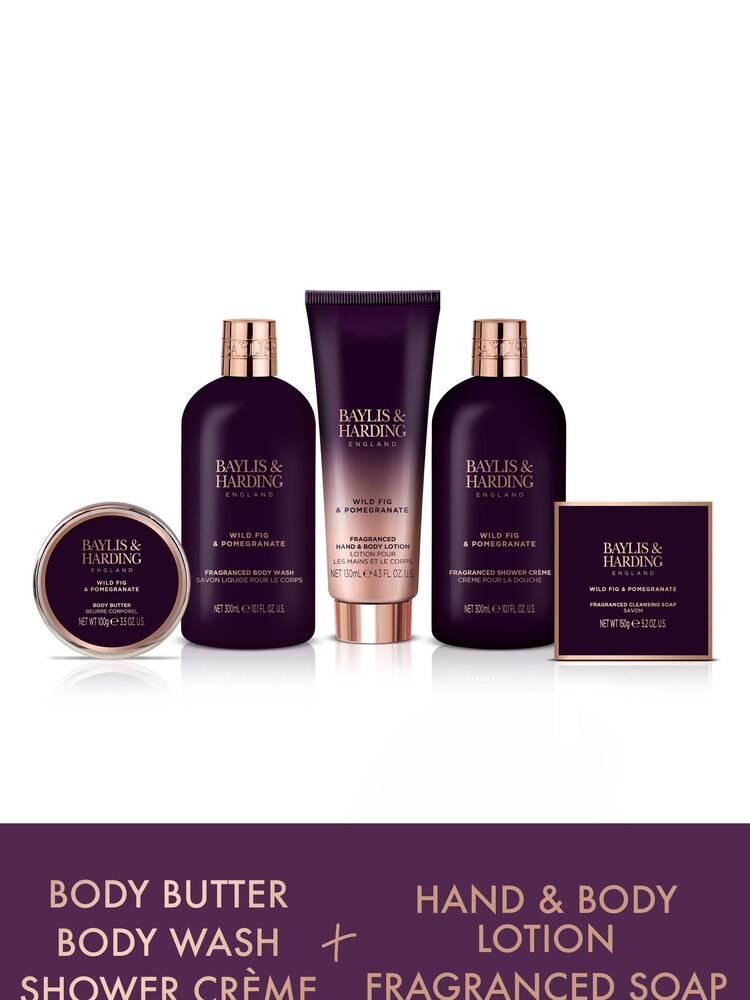 Baylis & Harding Wild Fig & Pomegranate 5 Piece Gift Set - Image 2 of 5