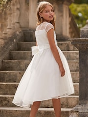 Lipsy Ivory Pearl Trim Occasion Dress - Image 2 of 4