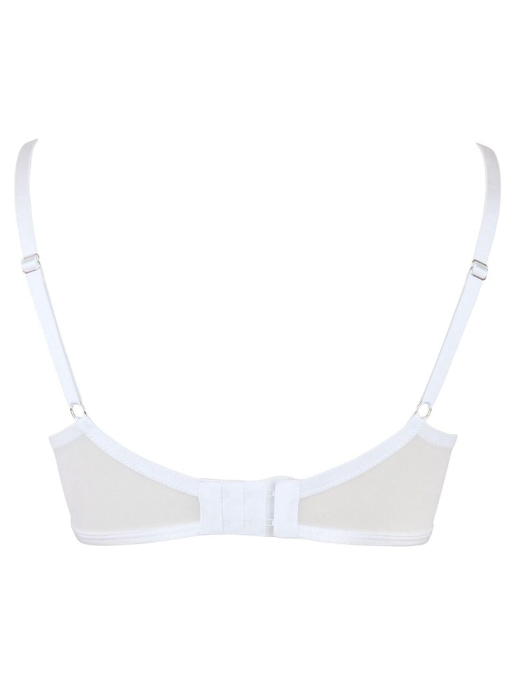 Pour Moi White Non Padded Viva Luxe Underwired Bra - Image 5 of 5