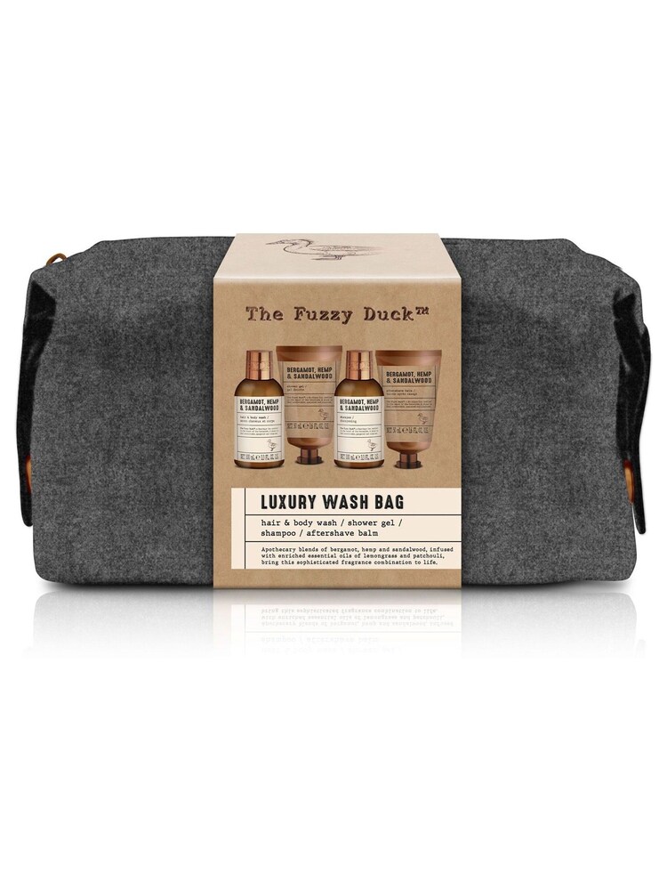 Baylis & Harding The Fuzzy Duck  Bergamot, Hemp  Sandalwood  Mens Luxury Wash Bag Gift Set - Image 1 of 4
