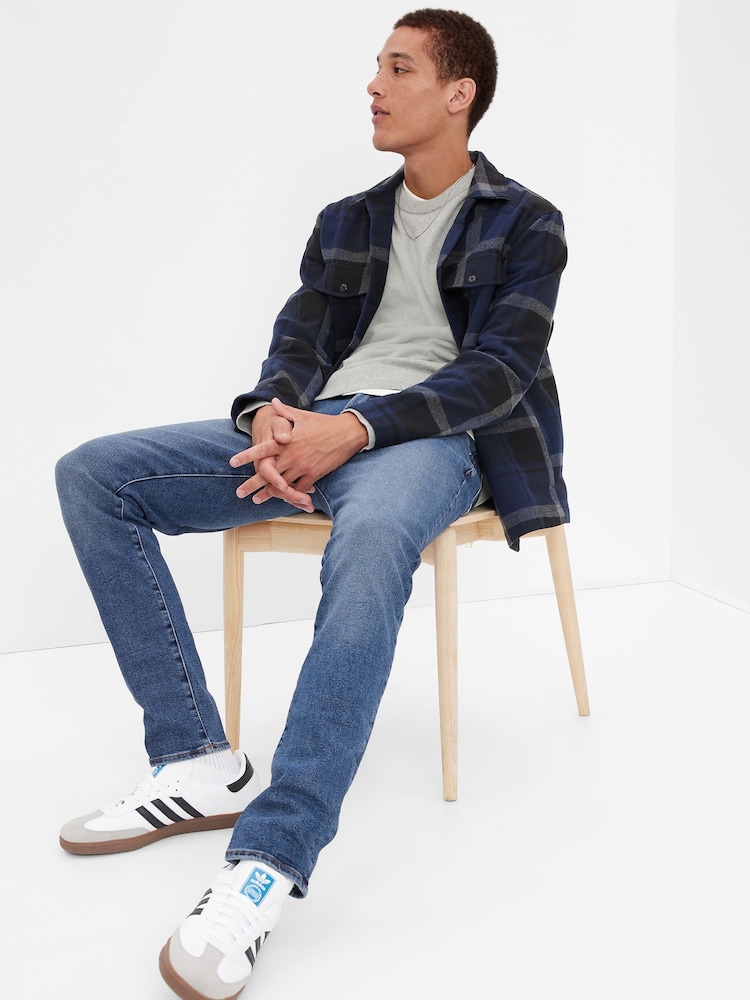 Gap Blue Skinny Comfort Stretch Jeans - Image 1 of 4