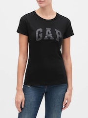 Gap Black Logo Short Sleeve Crew Neck T-Shirt - Image 3 of 4