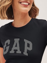 Gap Black Logo Short Sleeve Crew Neck T-Shirt - Image 4 of 4
