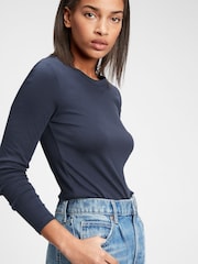 Gap Navy Blue Modern Crew Neck T-Shirt - Image 1 of 1
