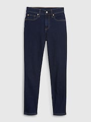 Gap Dark Indigo Blue Stretch Mid Rise True Skinny Jeans - Image 7 of 8