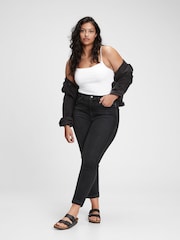 Gap Black High Waisted Ankle Length Vintage Slim Jeans - Image 1 of 7