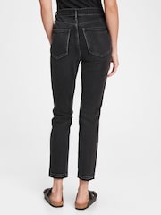 Gap Black High Waisted Ankle Length Vintage Slim Jeans - Image 3 of 7