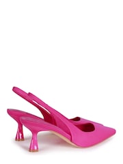 Linzi Pink Fuchsia Presley Slingback Court Shoe With Stiletto Heel - Image 4 of 4
