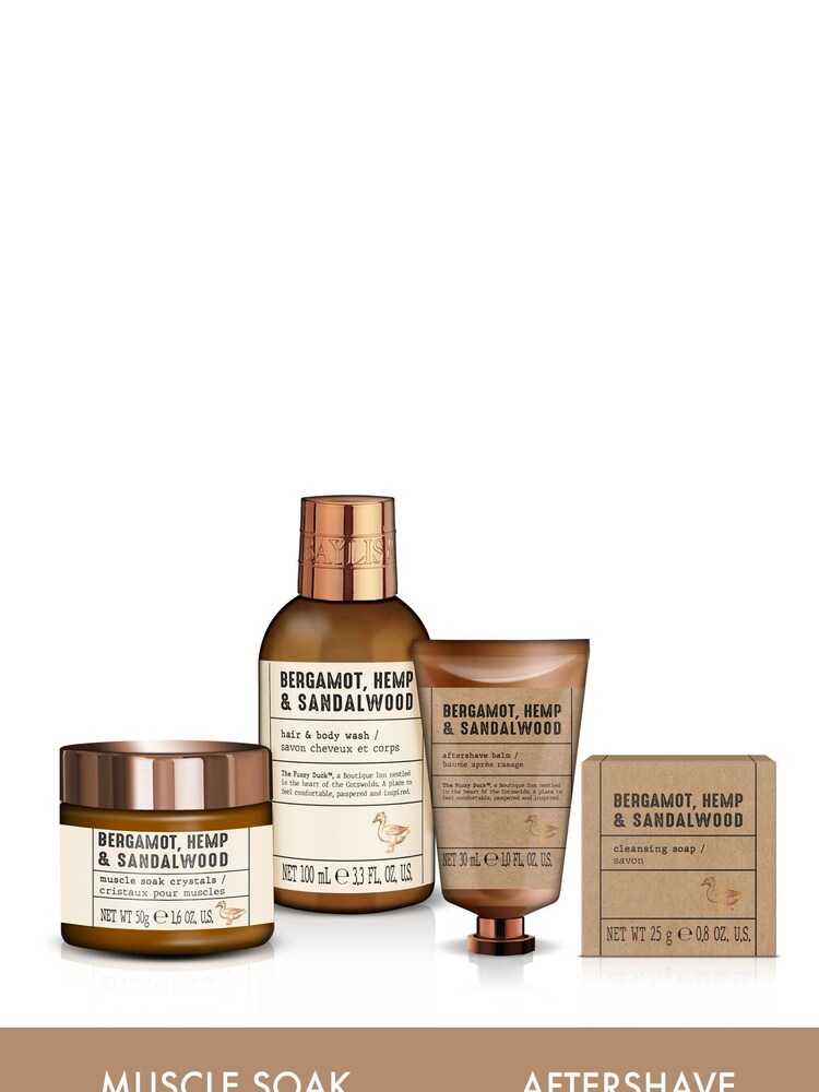 Baylis & Harding The Fuzzy Duck  Bergamot, Hemp  Sandalwood  Mens Luxury Grooming Tin Gift  Set - Image 2 of 4