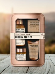 Baylis & Harding The Fuzzy Duck  Bergamot, Hemp  Sandalwood  Mens Luxury Grooming Tin Gift  Set - Image 3 of 4