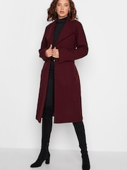 Long Tall Sally Red Wrap Coat - Image 2 of 4