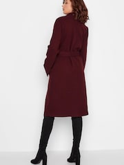 Long Tall Sally Red Wrap Coat - Image 3 of 4