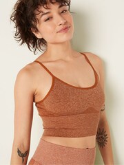 Victoria's Secret PINK Cinnamon Spice Brown Seamless Lightly Lined Bra - Image 3 of 4