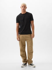 Gap Black Short Sleeve Everyday 100% Cotton Crew Neck T-Shirt - Image 4 of 10