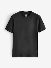 Gap Black Short Sleeve Everyday 100% Cotton Crew Neck T-Shirt - Image 8 of 10