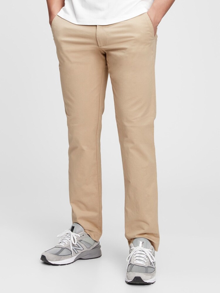 Gap Beige Straight Fit Modern Chinos - Image 1 of 1