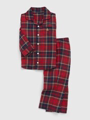 Gap Red Check Family Christmas Toddler Pyjamas - Image 1 of 2