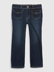 Gap Dark Blue 70s Flare Stretch Jeans (6mths-5yrs) - Image 1 of 2