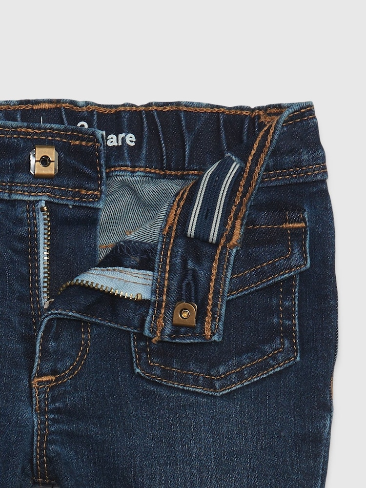 Gap Dark Blue 70s Flare Stretch Jeans (6mths-5yrs) - Image 2 of 2