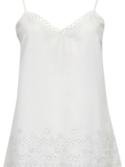 Cyberjammies White Saskia Pyjama Cami and Shorts - Image 3 of 4