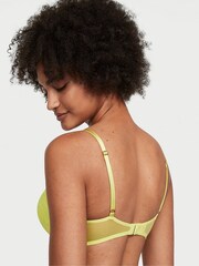 Victoria's Secret Lime Citron Yellow Push Up Lightly Lined Lace Demi Bra - Image 2 of 3