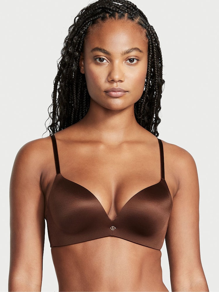 Victoria's Secret Dark Brown So Obsessed Non Wired Push Up Bra - Image 1 of 3