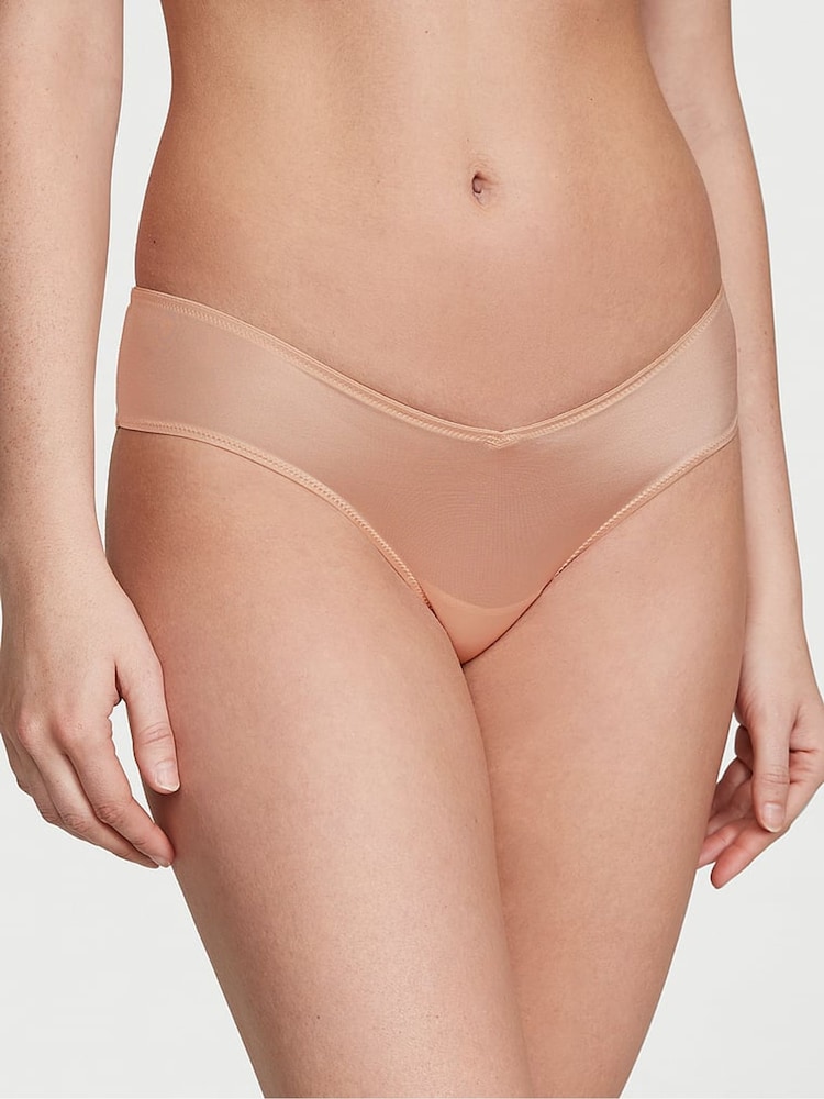 Victoria's Secret Macaron Nude Cheeky Knickers - Image 1 of 3 Victoria's Secret Macaron Nude Cheeky Knickers - Image 1 of 3
