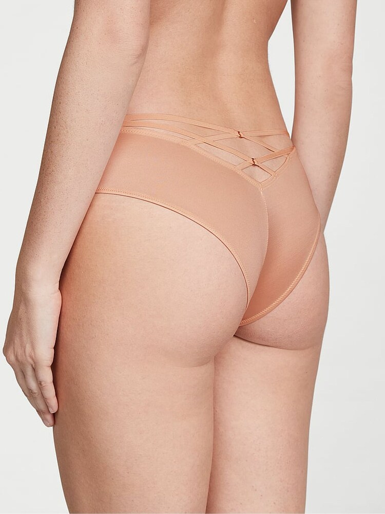Victoria's Secret Macaron Nude Cheeky Knickers - Image 2 of 3 Victoria's Secret Macaron Nude Cheeky Knickers - Image 2 of 3