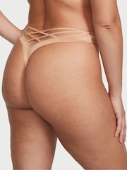 Victoria's Secret Praline Nude Thong Knickers - Image 1 of 3