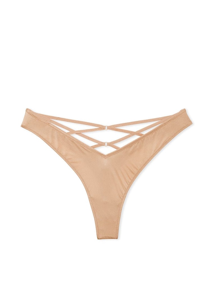 Victoria's Secret Praline Nude Thong Knickers - Image 3 of 3