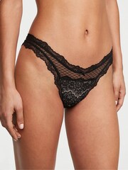 Victoria's Secret Black Brazilian Lace Knickers - Image 1 of 1