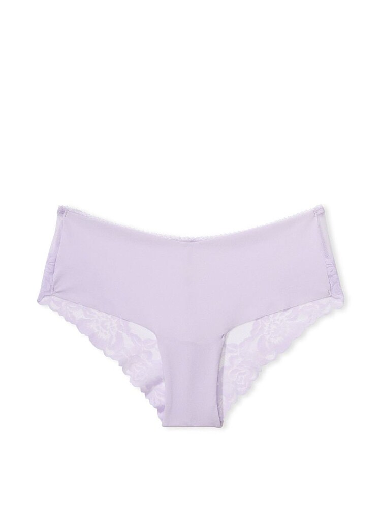 Victoria's Secret Lucky Lilac Purple Roses Lace Cheeky Knickers - Image 3 of 3