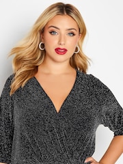 Yours Curve Black Limited Brillo Jumpsuit - Image 4 of 4